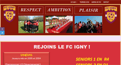 Desktop Screenshot of fcigny.com